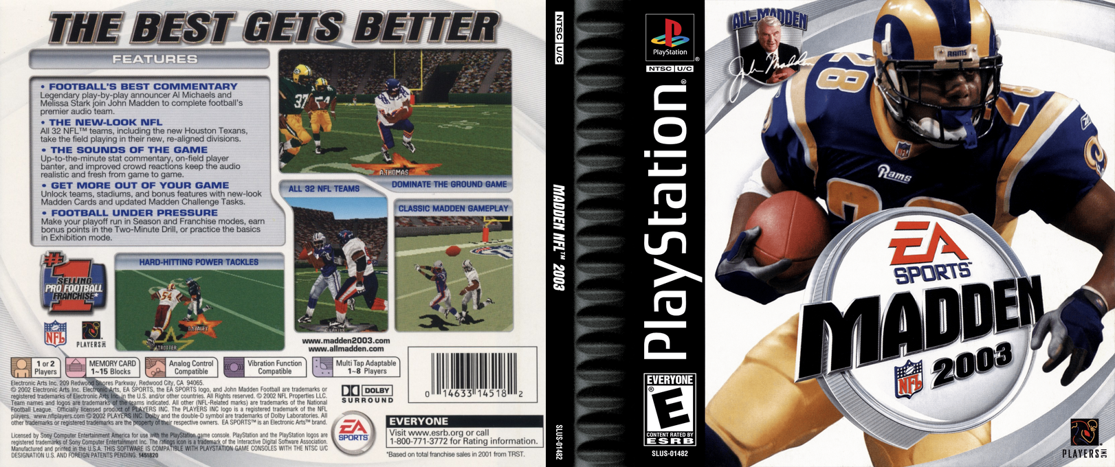 Madden Nfl 2003 — box-texture (US)