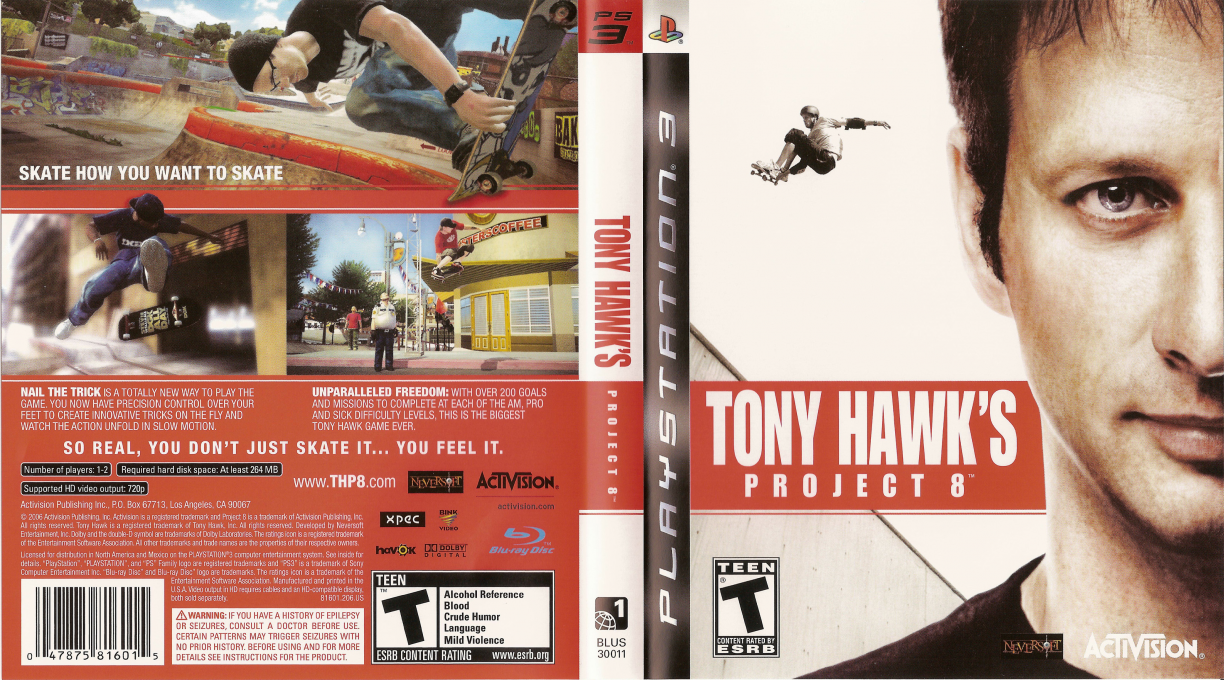 Tony Hawk's Project 8 — box-texture (US)