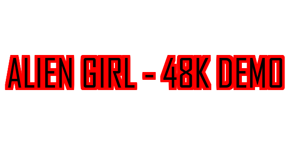 Alien Girl - 48k Demo — wheel-hd (SS)