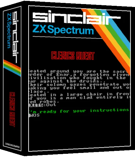 Clerics Quest — box-3D (SS)
