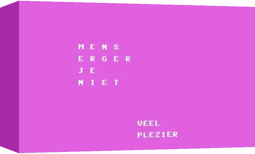 Mens Erger Je Niet — box-3D (WOR)