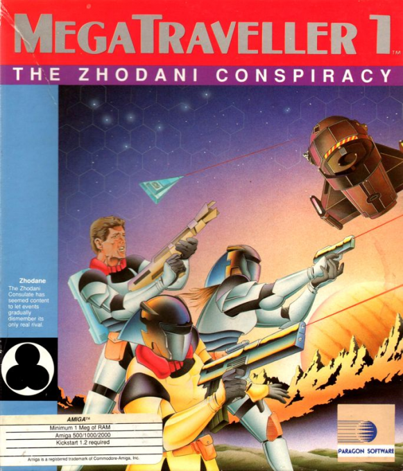 MegaTraveller 1 - The Zhodani Conspiracy box art