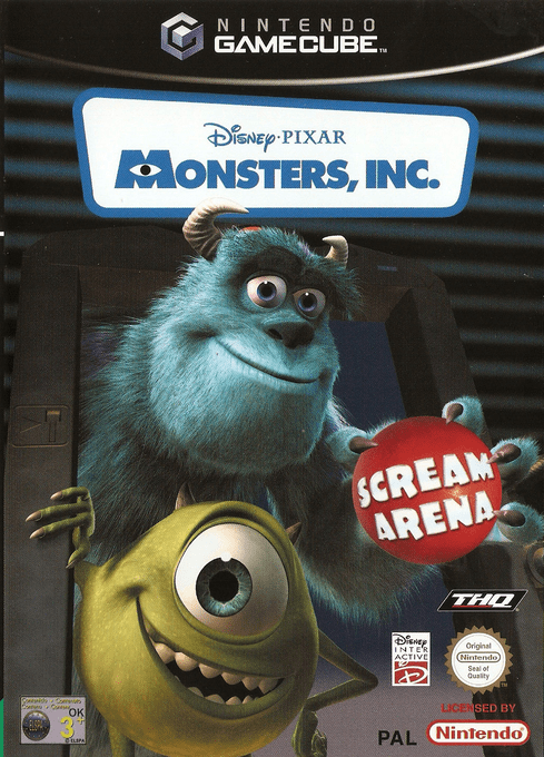 Disney-Pixar Monsters, Inc. - Scream Arena — box-2D (EU)