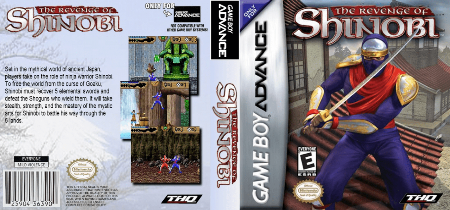 Revenge of Shinobi, The — box-texture (US)