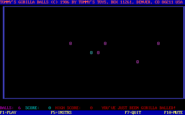 Tommy's Gorilla Balls — ss (WOR)