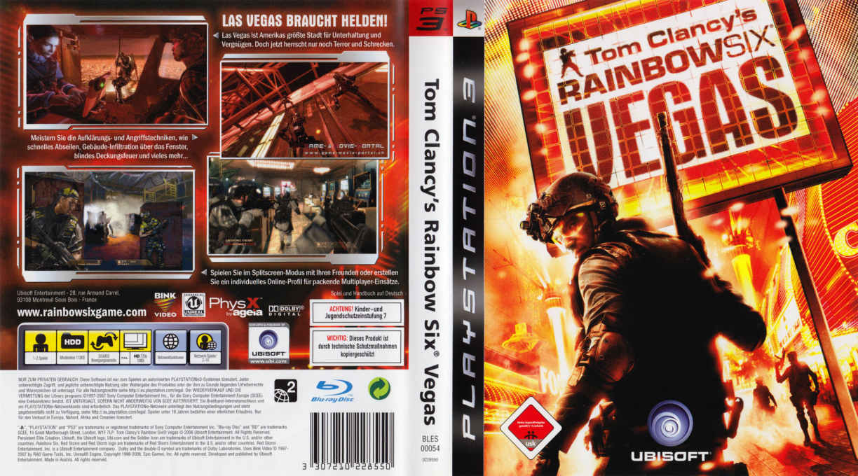 Rainbow Six Vegas — box-texture (DE)