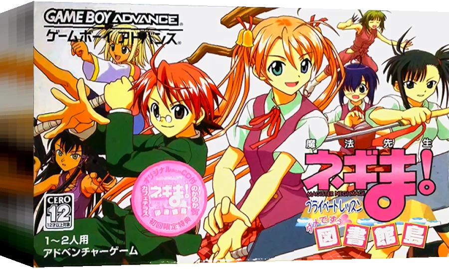 Mahou Sensei Negima! - Private Lesson - Damedesuu Toshokan-jima — box-3D (JP)