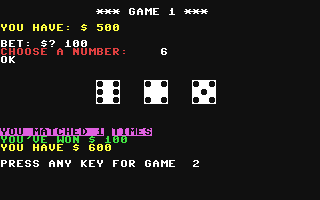 Chuck-a-luck — ss (EU)