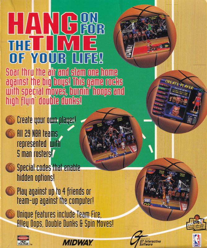 NBA Hangtime — box-2D-back (WOR)