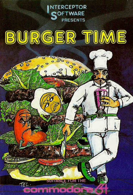 Burger Time — box-2D (EU)