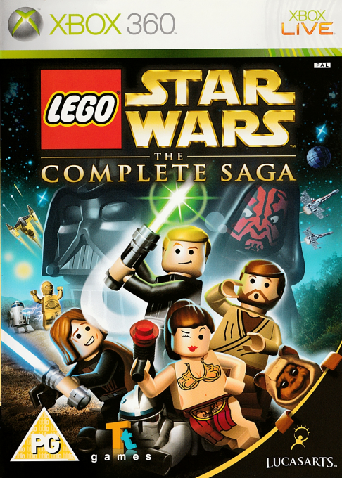 LEGO Star Wars - The Complete Saga — box-2D (UK)