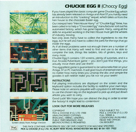Chuckie Egg II — box-2D-back (EU)
