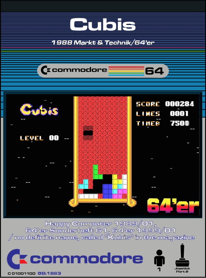 Cubis box art