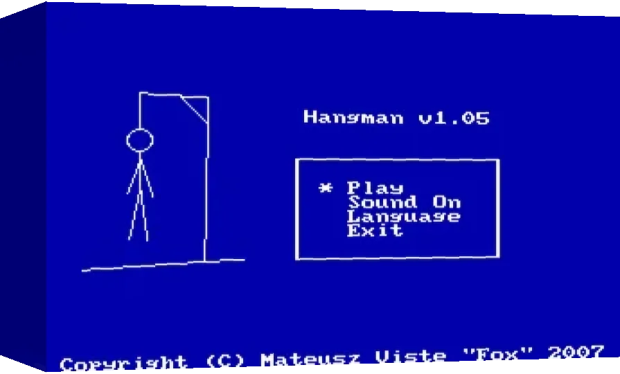 Hangman — box-3D (WOR)