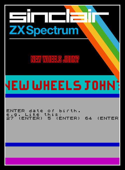 New Wheels John? — box-2D (SS)