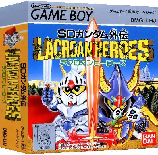 SD Gundam Gaiden - Lacroan' Heroes — box-3D (JP)