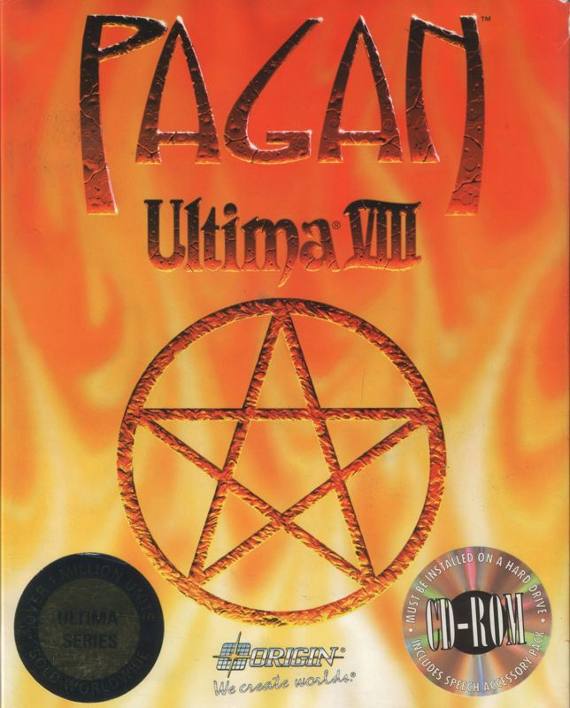 Ultima 8 - Pagan — box-2D (EU)