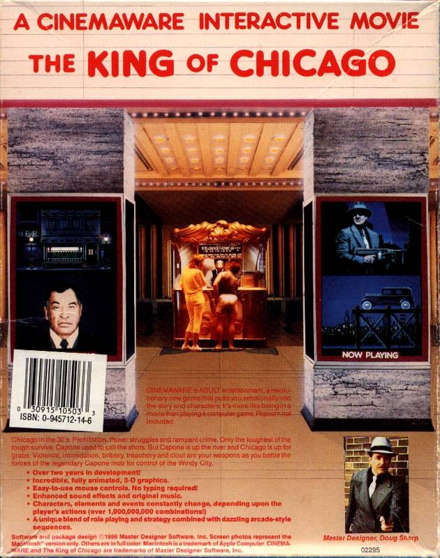King Of Chicago, The — box-2D-back (US)