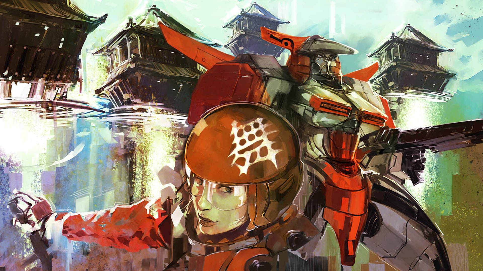 MUSHA : Metallic Uniframe Super Hybrid Armor — fanart