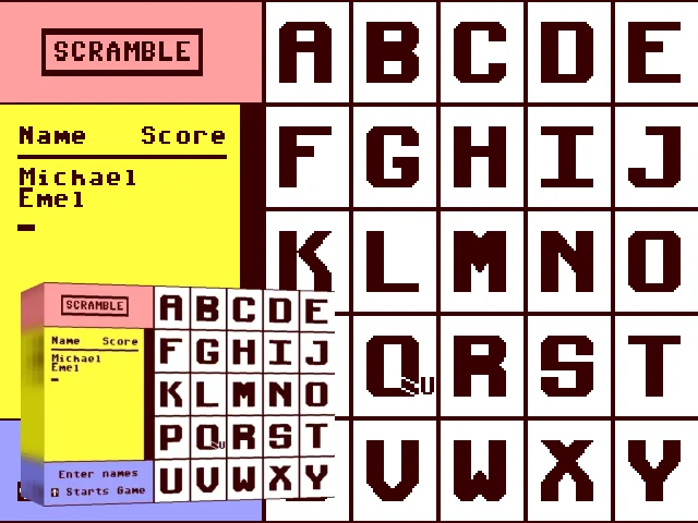 Word Scramble 64 — mixrbv2 (WOR)