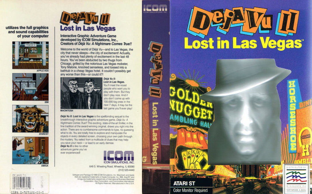 Deja Vu 2 - Lost in Las Vegas — box-texture (US)