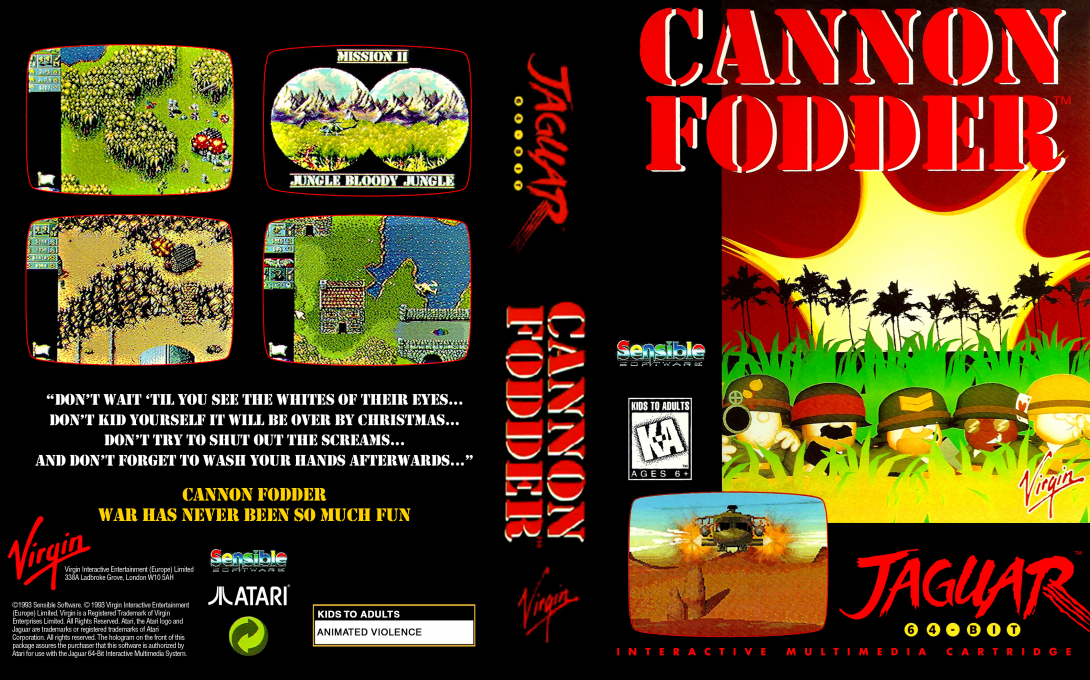 Cannon Fodder — box-texture (US)
