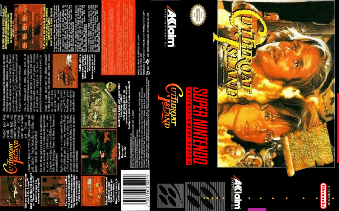 Cutthroat Island — box-texture (US)
