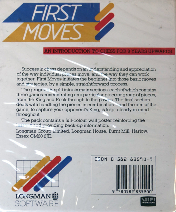 First Moves - Chess — box-2D-back (WOR)