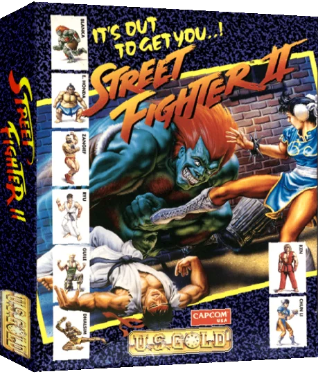 Street Fighter II — box-3D (EU)