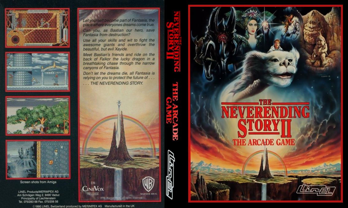 Neverending Story 2, The - The Arcade Game — box-texture (EU)