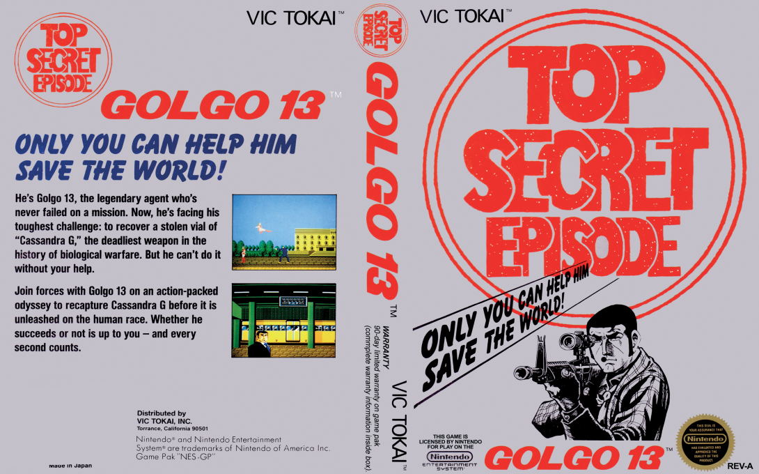 Golgo 13 - Top Secret Episode — box-texture (US)