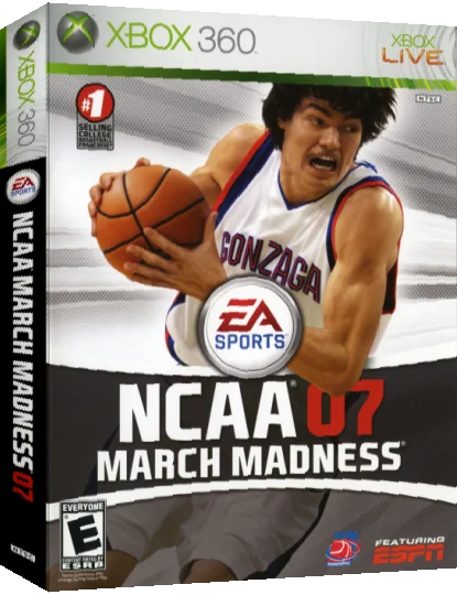 NCAA March Madness 07 — box-3D (US)