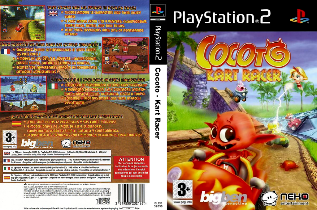 Cocoto Kart Racer — box-texture (EU)