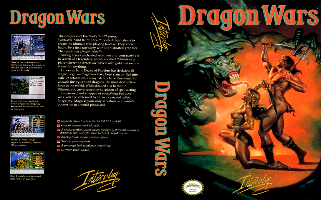 Dragon Wars — box-texture (US)