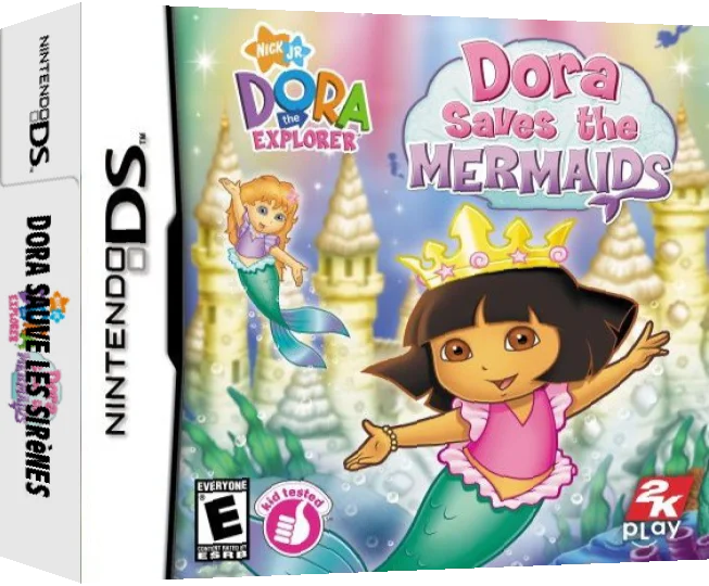 Dora the Explorer - Dora Saves the Mermaids — box-3D (US)
