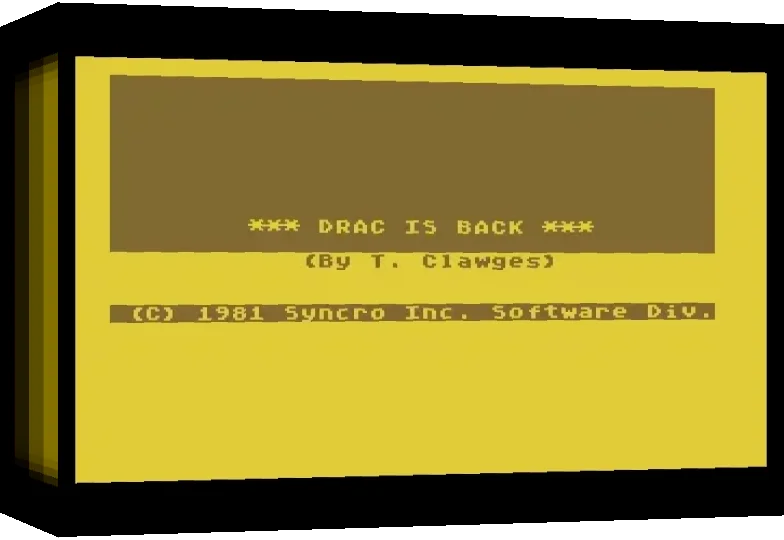 Drac Is Back — box-3D (WOR)