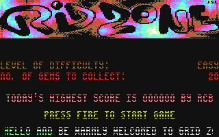 Grid Zone — sstitle (WOR)
