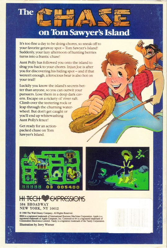 Chase On Tom Sawyer's Island, The — box-2D-back (US)