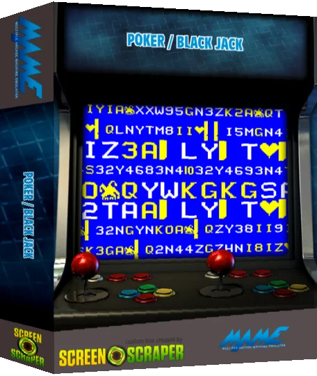 Poker / Black Jack — box-3D (SS)