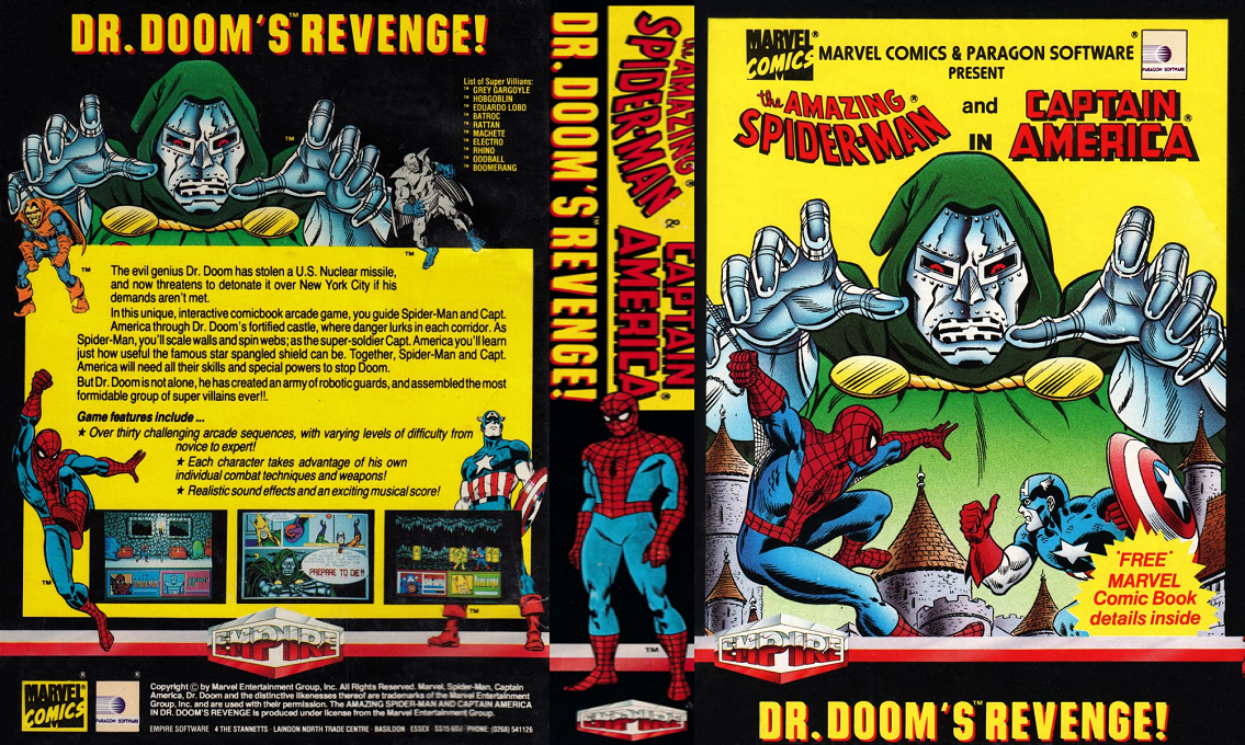 Amazing Spider-man And Captain America In Dr. Doom's Revenge!, The — box-texture (EU)
