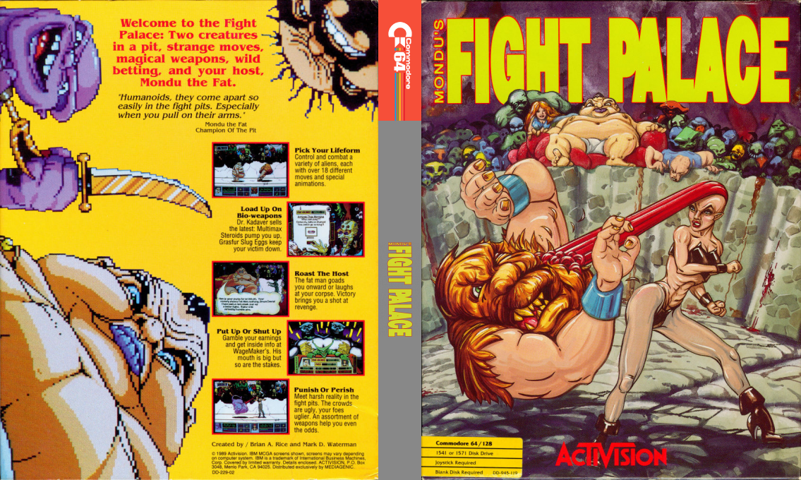 Mondu's Fight Palace — box-texture (US)