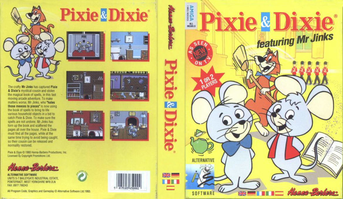 Pixie & Dixie featuring Mr Jinks — box-texture (EU)