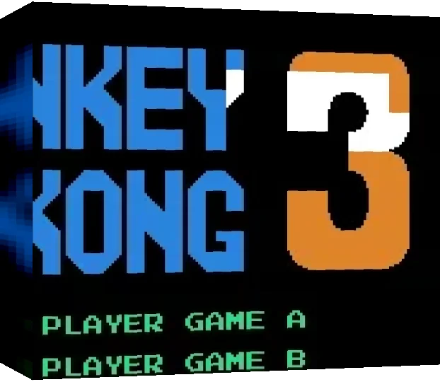 Nes Conversion - Donkey Kong 3 — box-3D (WOR)