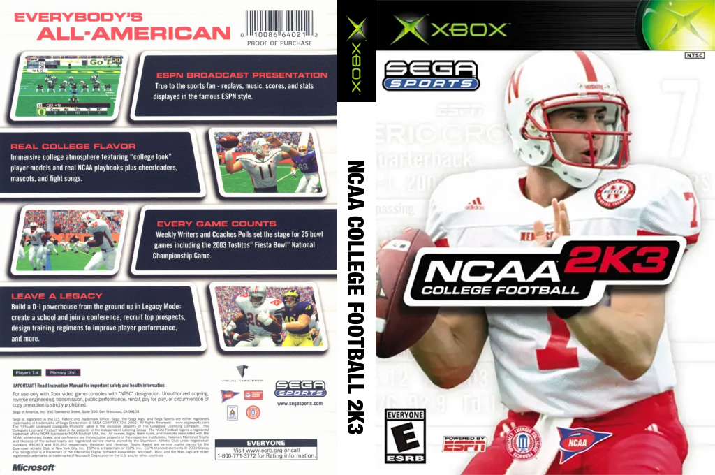 Ncaa College Football 2k3 — box-texture (US)