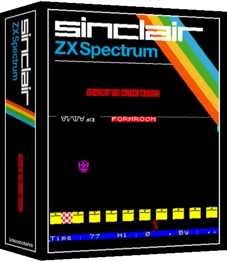 Attack of the Mutant Wallies — box-3D (SS)