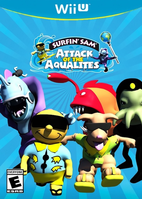 Surfin' Sam - Attack of the Aqualites box art