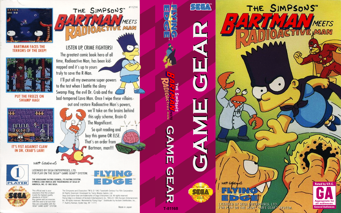 Simpsons - Bartman Meets Radioactive Man, The — box-texture (US)