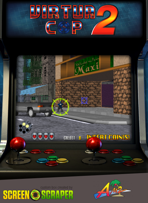 Virtua Cop 2 — box-2D (SS)