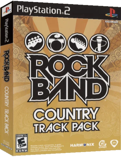 Rock Band - Country Track Pack — box-3D (US)