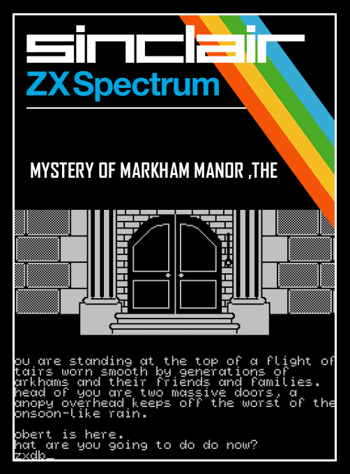 Mystery of Markham Manor, The box art